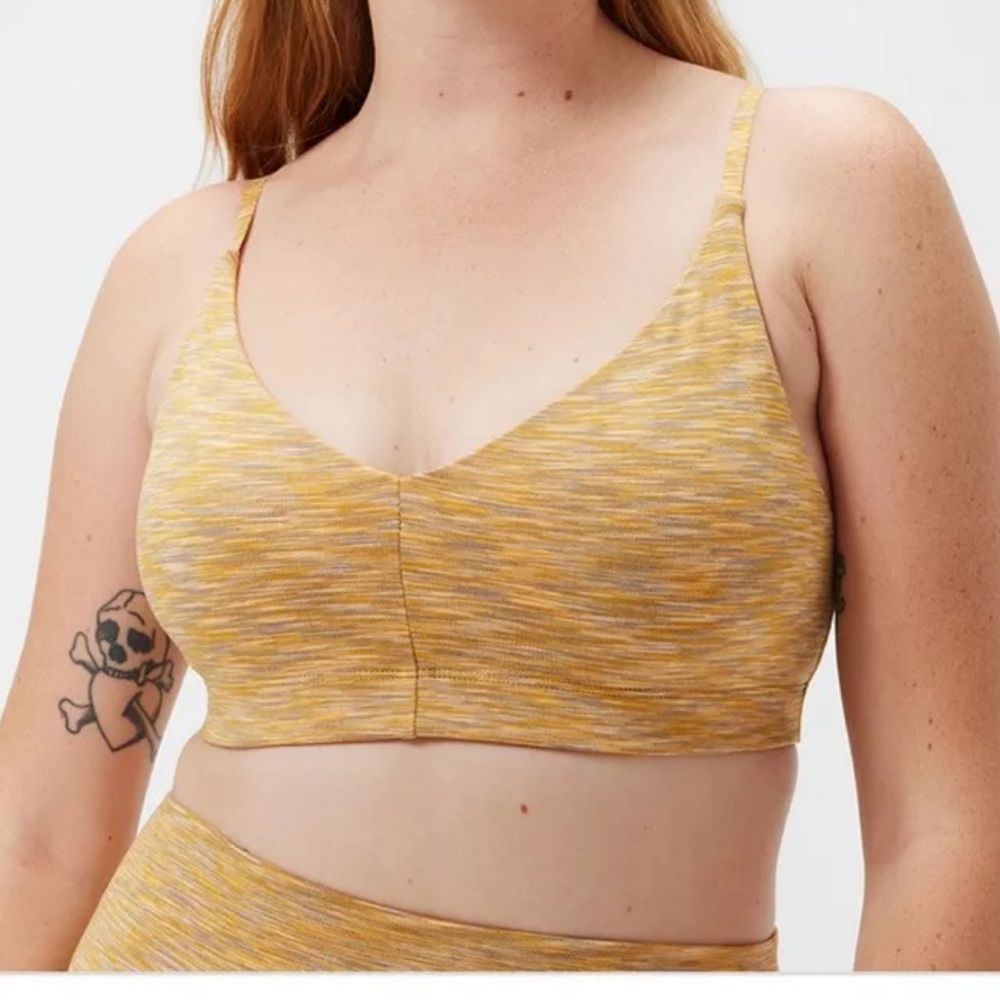 NWT‎ Outdoor Voices Flow Bralette Sunset Size XS Womens Sports Bra Exercise Yoga